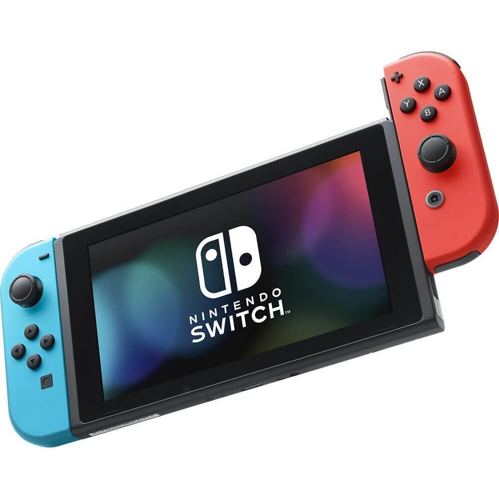 Nintendo Switch with Neon Blue and Neon Red Joy-Con - EXCELLENT Condition