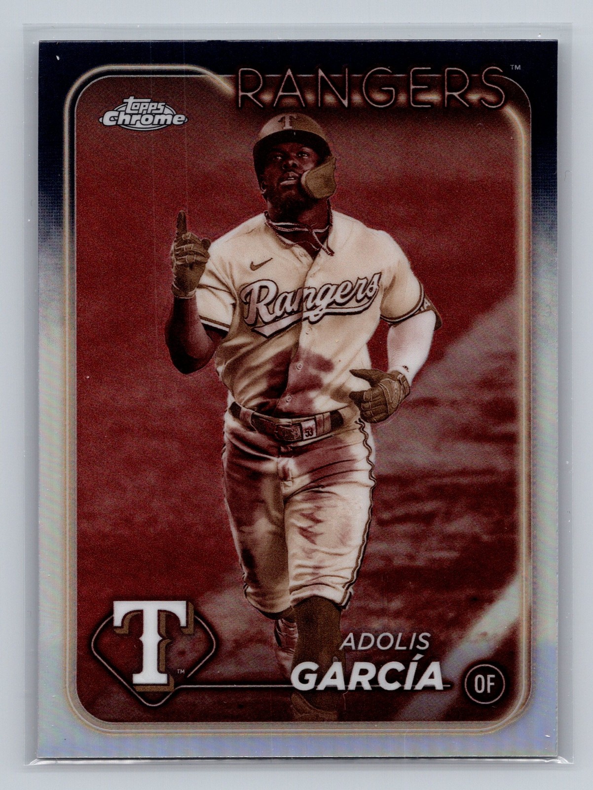 2024 Topps Chrome #114 Adolis García Sepia Refractors