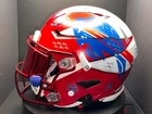 Josh Allen Signed Riddell SpeedFlex Custom Buffalo Bills Helmet BAS