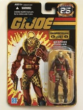 G. I. Joe 2007 SDCC Gold Head PIMP DADDY DESTRO Sealed On Card