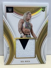Sol Ruca Rookie Patch Relic 2023 Panini Immaculate WWE RC Remarkable Gold /10