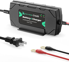 12V 20A Lithium Battery Charger, 12V Lifepo4 Battery Charger 14.4V Smart Lithiu