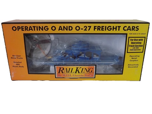 Coche plano Rail King MTH Ocean Tours con helicóptero operativo calibre O 30-79076 | Zustand: Used