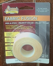 Aleene's 1 in x 20 ft Peel & Stick Fabric Fusion Permanent Fabric Tape #32139