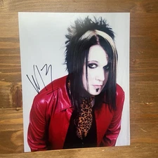 Wednesday 13  * HAND SIGNED AUTOGRAPH * 8 x 10 photo  IP Murderdolls