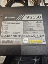 Corsair VS550 550W Desktop PSU Power Supply Unit FAST FREE POST