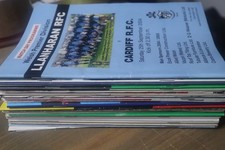 Choice of A-Z Welsh Rugby Union programmes 1960's onwards Wales