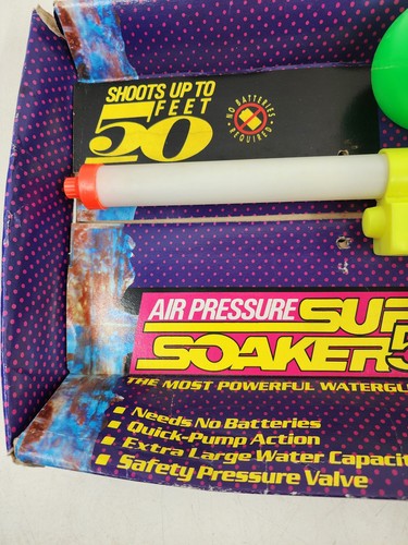 Super Soaker 50 by Larami 1992 Vintage Rare With Original Box - Picture 18 of 22