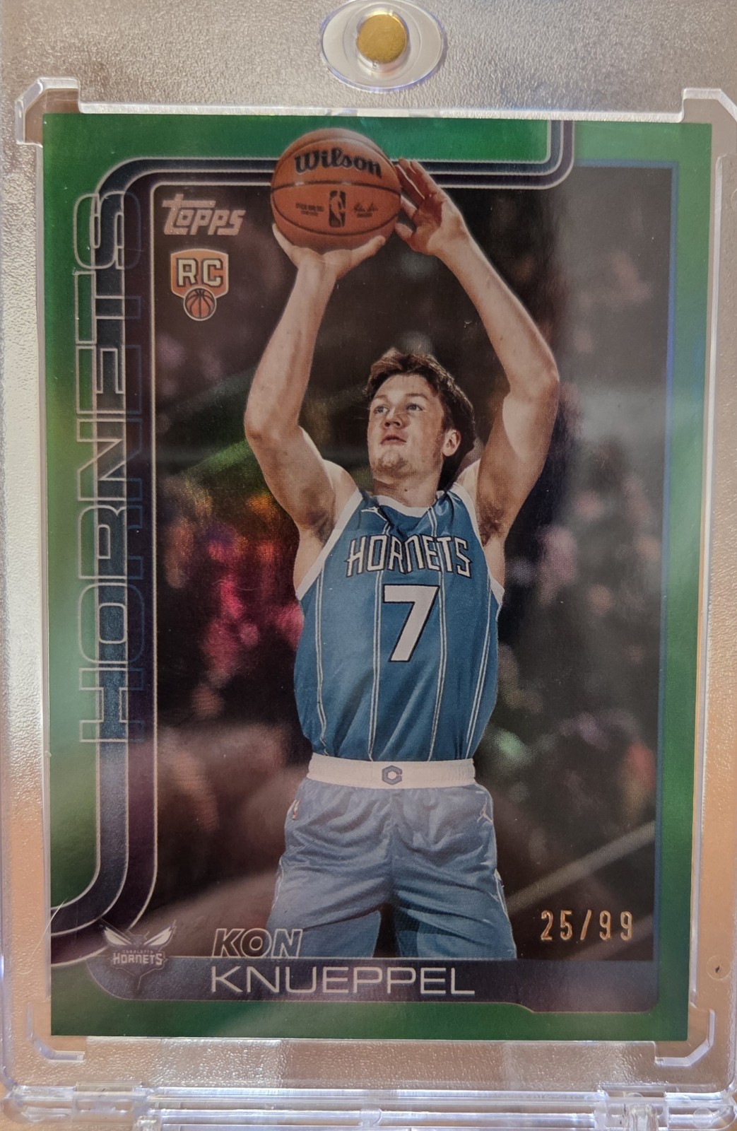 2025-26 Topps - Kon Knueppel #204 Green Rainbow /99 (RC)