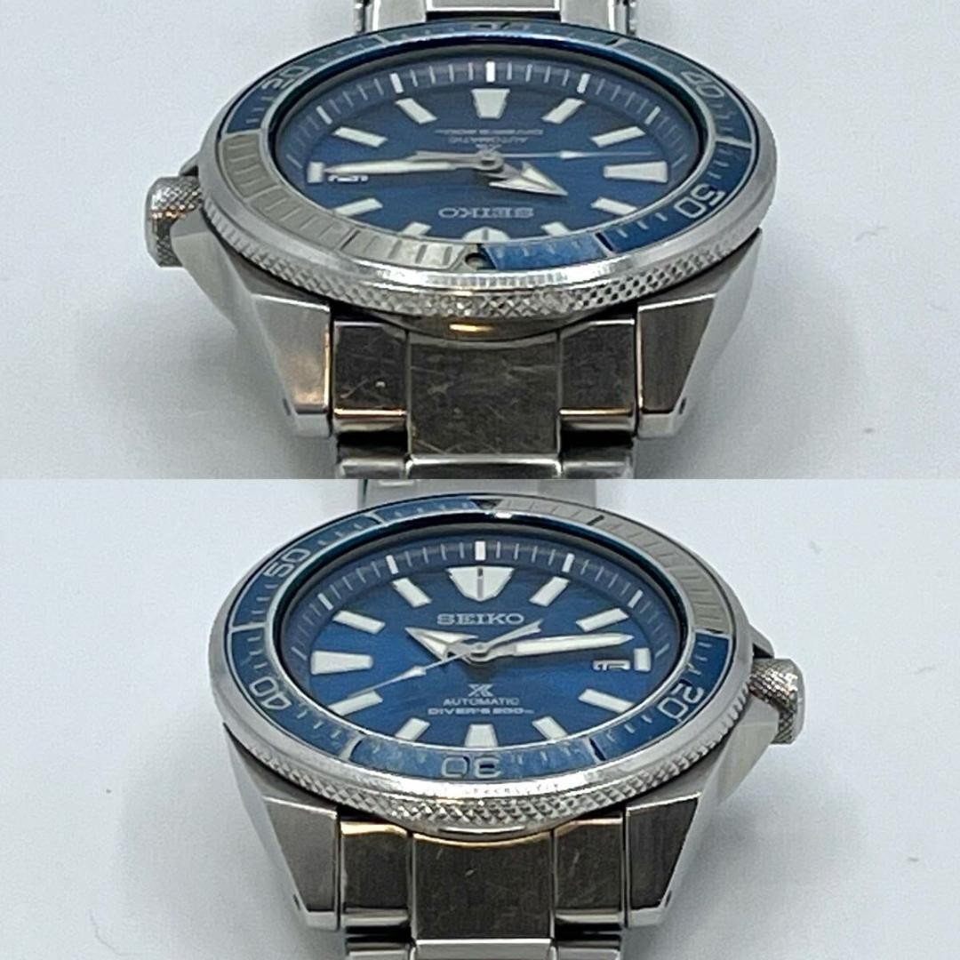 「即購入可️⭕️」SEIKO 自動巻き ダイバーズウォッチ 4R35-03J0 Working Seiko Prospex Samurai 4R35-03J0 Blue Wave Dial | eBay