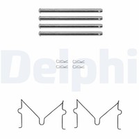 ZubehöRsatz Scheibenbremsbelag Delphi LX0691 FüR Toyota Land Cruiser Prado Hilux