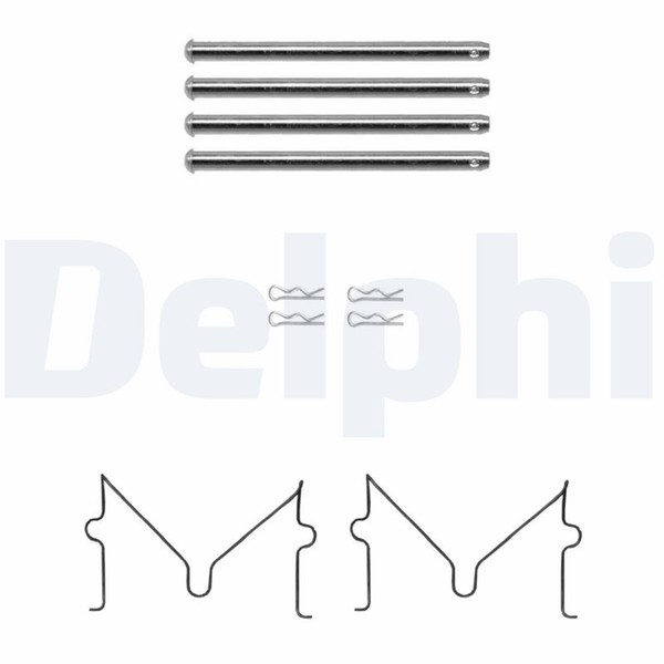 ZubehöRsatz Scheibenbremsbelag Delphi LX0691 FüR Toyota Land Cruiser Prado Hilux-image