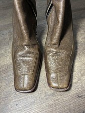 Bally Vintage Bayeux Copper Brown Square Toe ...