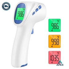 Forehead Thermometer Non Contact Infrared for Adults Kids Baby Digital LCD