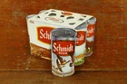 RARE Vintage Schmidt Beer Diecut Six Pack Double Sided Fan Pull Sign Advertising