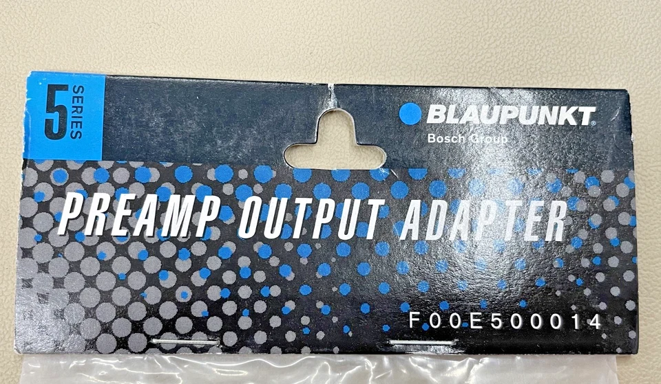 Vintage Blaupunkt 4-Channel Preamp Output Adapter, F00E500014, NOS - Image 2 of 4