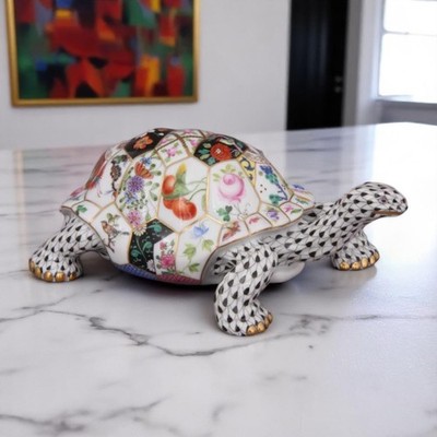 Herend Turtle Figurine Tortoise Porcelain15972000SP831-B