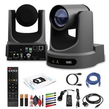 PTZOptics Move SE PTZ Camera with 30x Optical Zoom Gray  PT30X-SE-GY-G3 