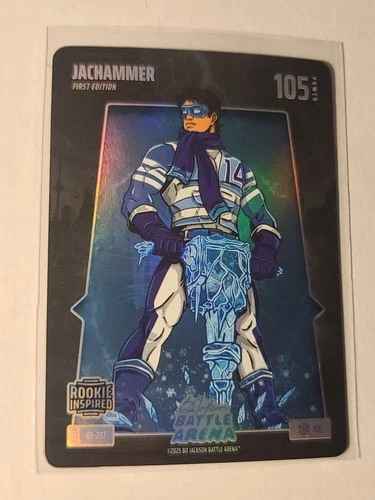2026 Bo Jackson Battle Arena Jachammer `Jac Caglianone` RC #BF217 BattleFoil ICE