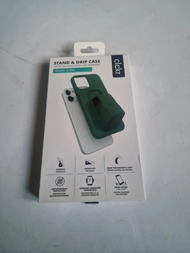 CLCKR iPhone 13/12 Mini Shockproof MagSafe Grip Case | Kickstand | Forest Green - Picture 1 of 8