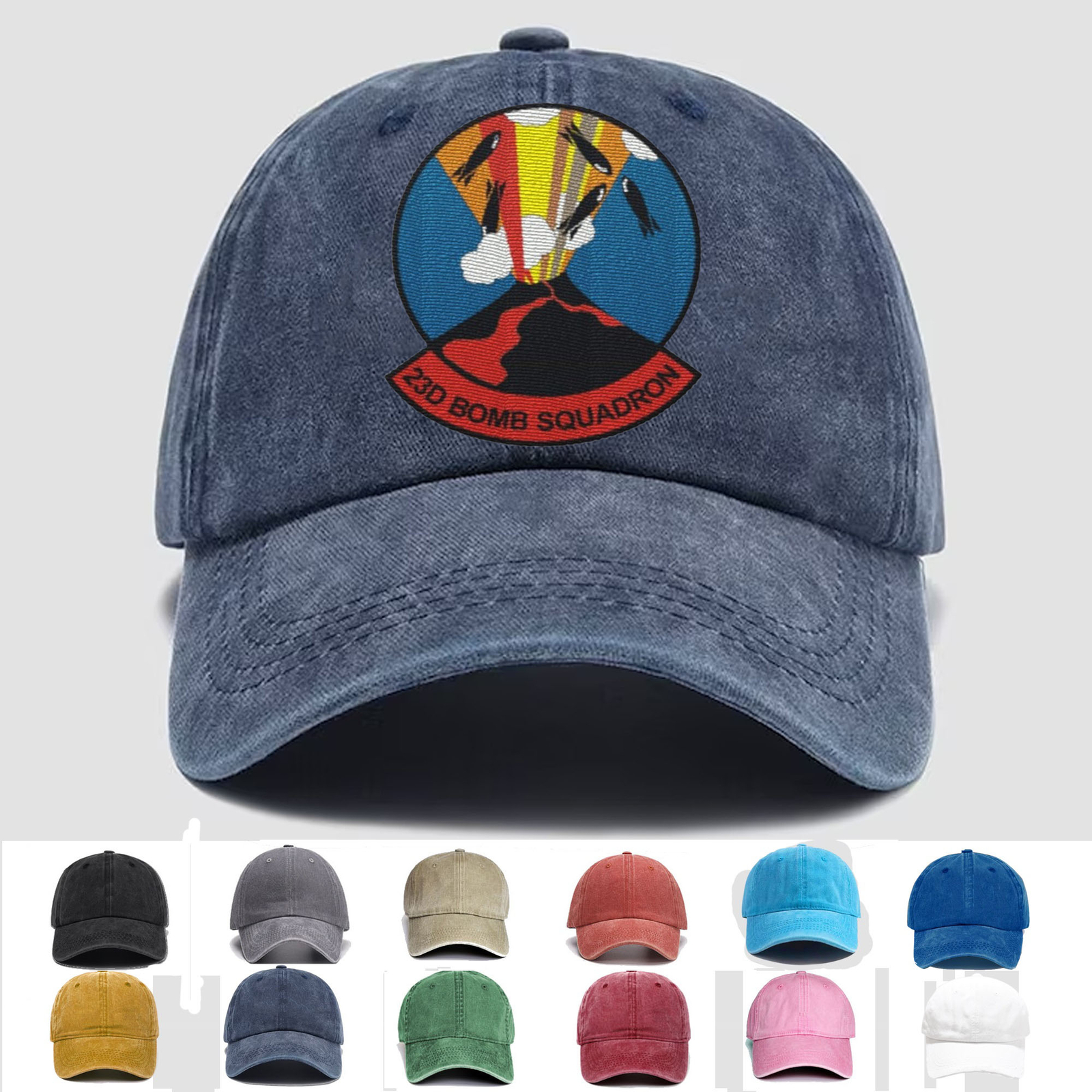 Custom Embroidered Hat 23rd Bomb Squadron, Veteran Cap, Trucker Hat, Gift Idea