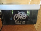 Vintage FAT TIRE AMBER ALE Beer LIGHT UP SIGN - 8 1/4" by 15" - 1990's