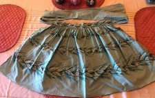 Beautiful hand made apron with gems 