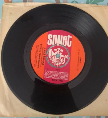 Sylvia (Vrethammar) Y Viva Espana Let Me Love You, Sonet SON-2037 Ex