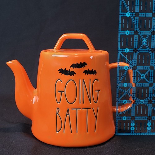 Rae Dunn Going Batty Teapot 2022 Magenta Artisan Collection Halloween - Picture 11 of 11