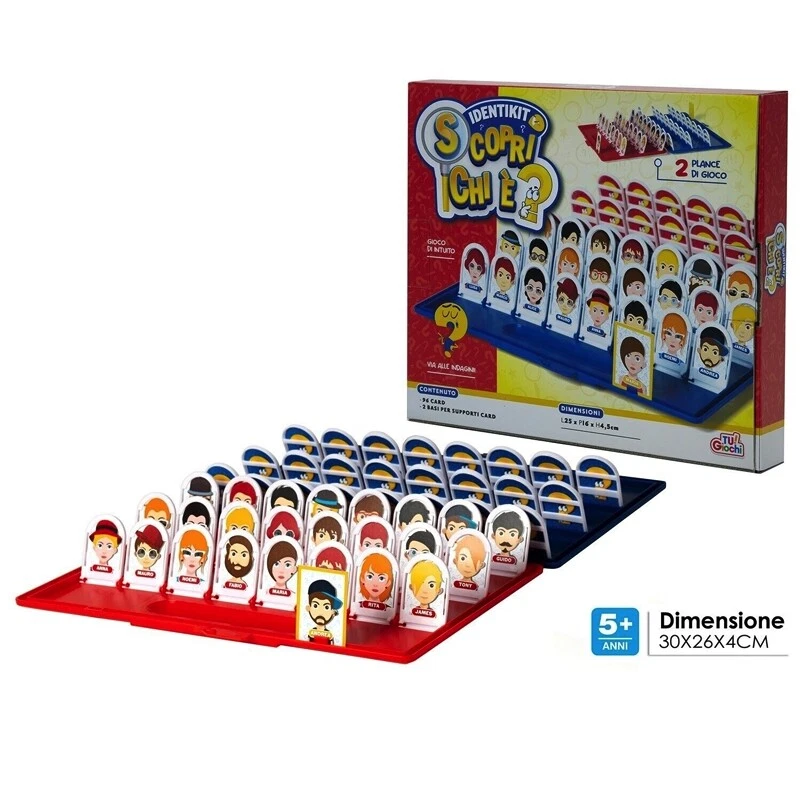 Gioco da tavolo indovina chi o scopri chi è bambini bambino ragazzo