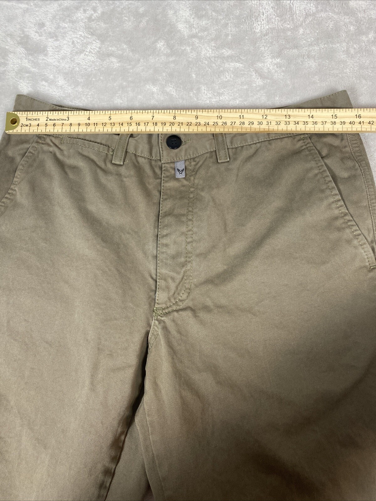 Avirex Chino Pants Men’s Size 32X30 Olive Cotton image 8