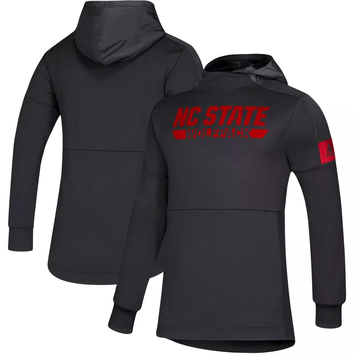 NC State Wolfpack adidas Sideline Game Mode climalite Pullover Hoodie NWT 2XL