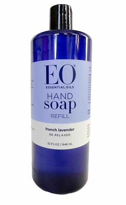 EO Essential Oils Hand Soap Refill 32 oz French Lavender - Be Relaxed *NEW*