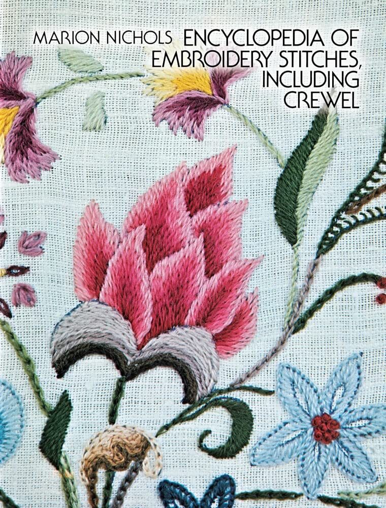 9780486229294 Encyclopedia of Embroidery Stitches Including Crewel - Marion Nich