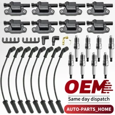 8* Ignition Coil+Spark Plug+Wire For Chevy Silverado 1500 Tahoe Camaro GMC UF413