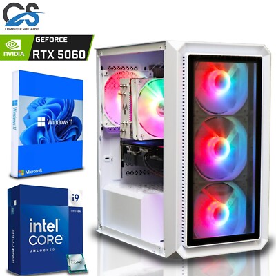 RTX Gaming PC Intel i9 14900KF / 64GB DDR5 / 8GB RTX 5060 / 2TB M.2 / Windows 11