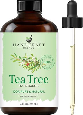 Handcraft Blends Tea Tree Essential Oil (4floz) 100% Pure & Natural - Premium Gr