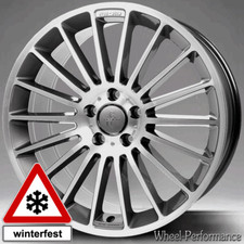 17 Zoll K1 Alufelgen 7x17 5x112 ET48 in grau frontpoliert für VW