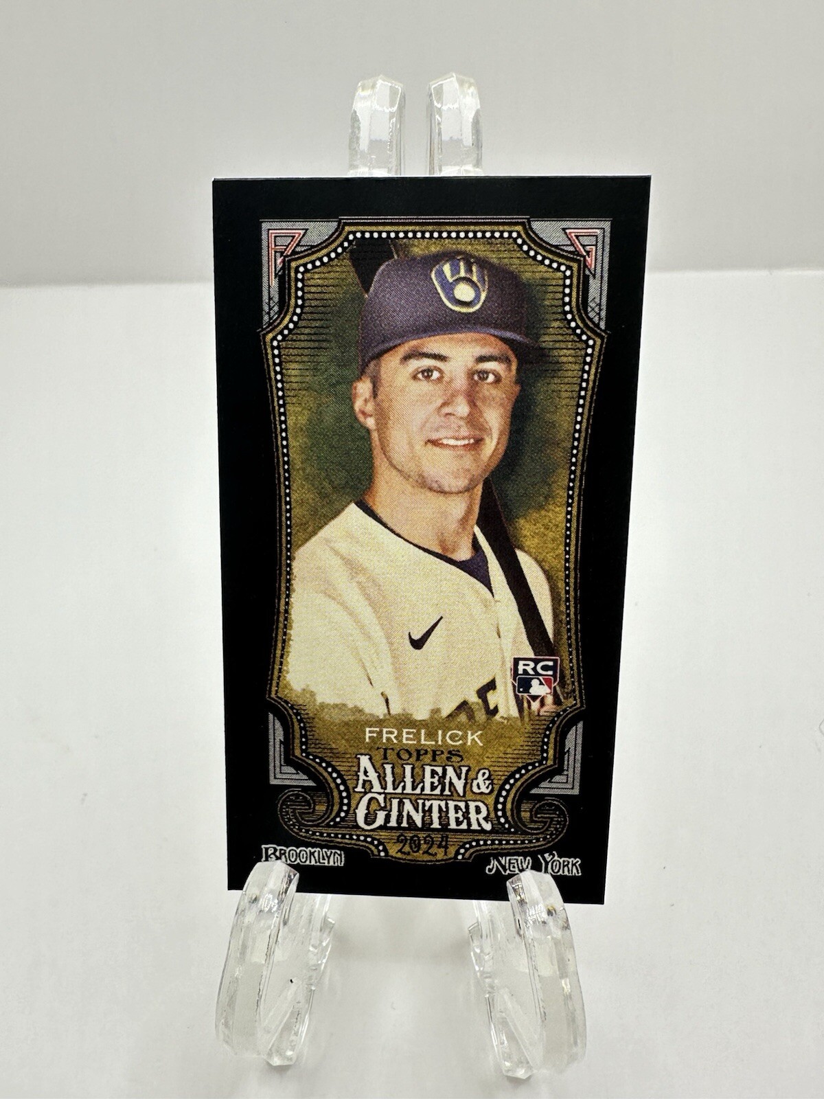 Sal Frelick 2024 Topps Allen & Ginter #98 Mini Black Border RC Rookie Brewers