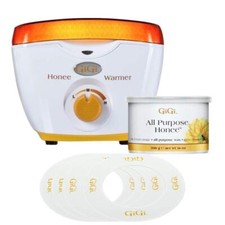 GiGi Honee Wax Warmer 16 Ounce Adjustable Temperature Professional Waxing Kit
