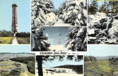 LE CAMP-DU-FEU - La Tour et Cascade de la Serva