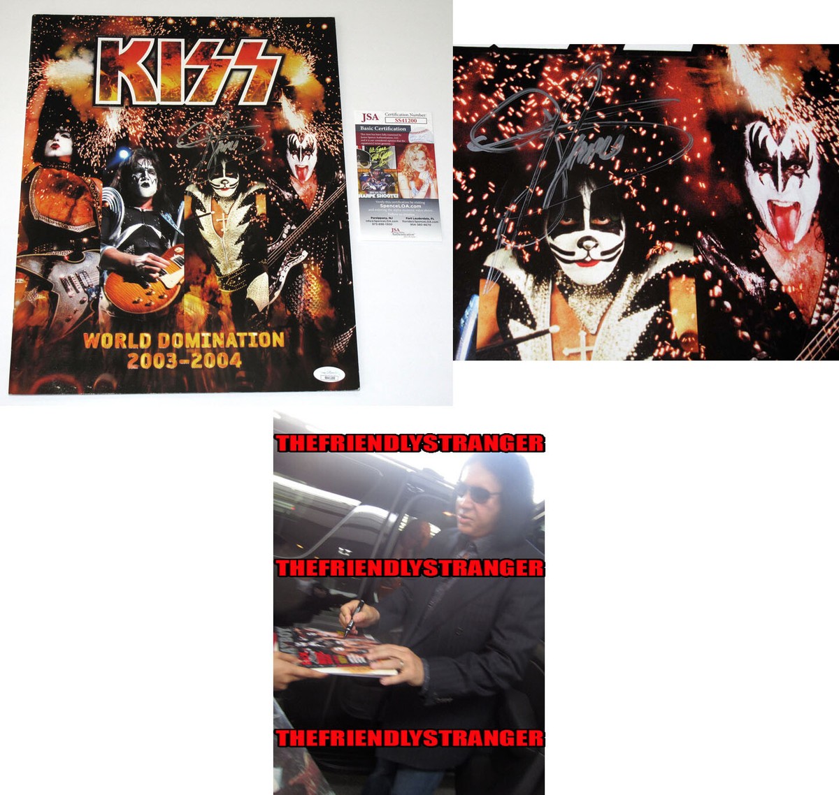 超希少品】KISS WORLD DOMINATION 直筆サイン入り