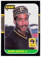1987 Leaf / Donruss #219 Barry Bonds RC Pittsburgh Pirates Rookie