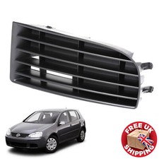 For VW Golf MK5 2004-2008 Front Bumper Fog Grille No Fog Hole Passenger Side UK