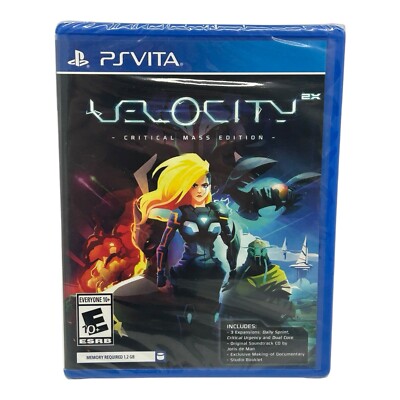 Velocity 2X Critical Mass (Sony PlayStation Vita, 2018) Brand New Sealed RARE