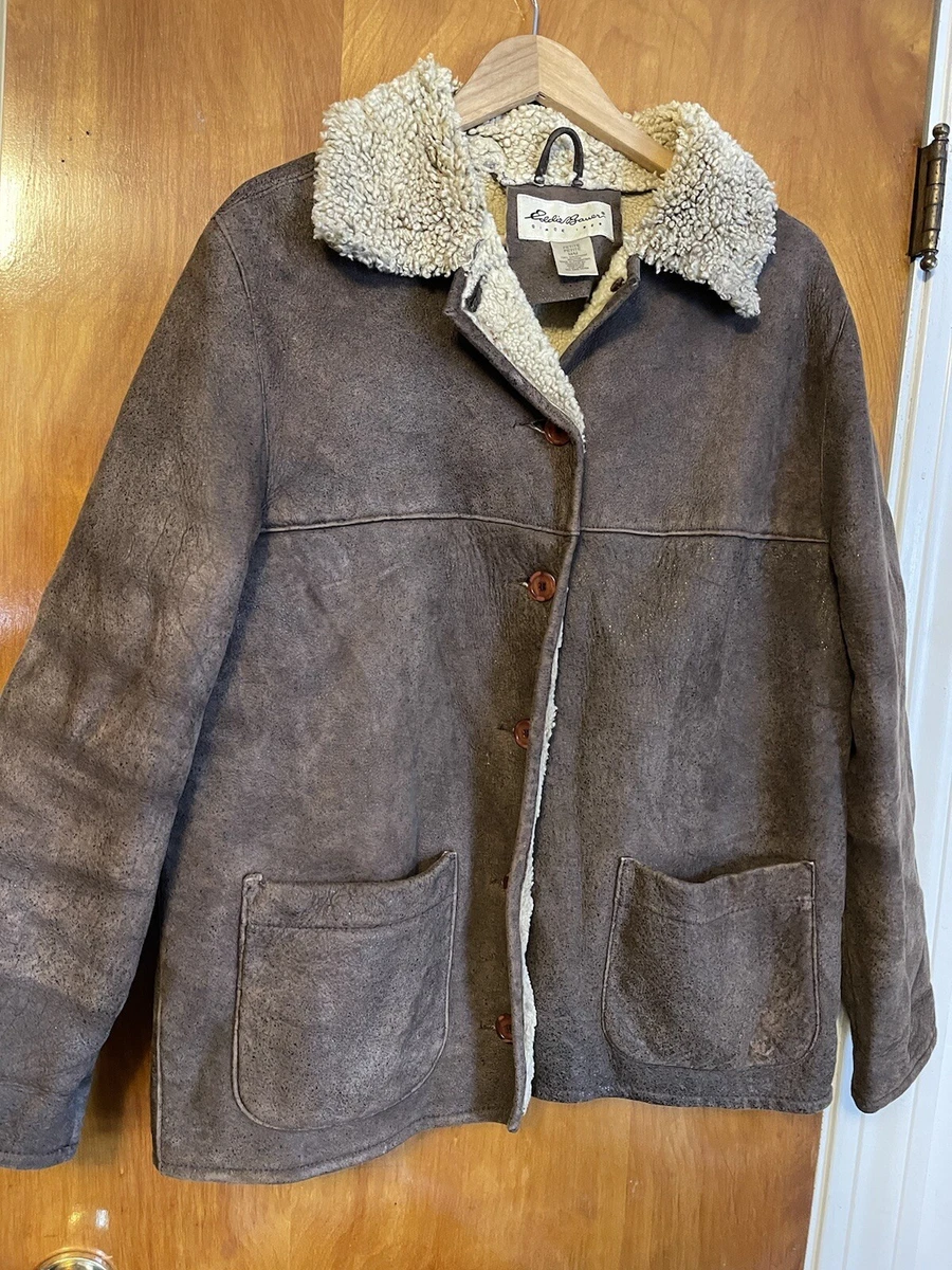 Sheepskin lined store jacket womens