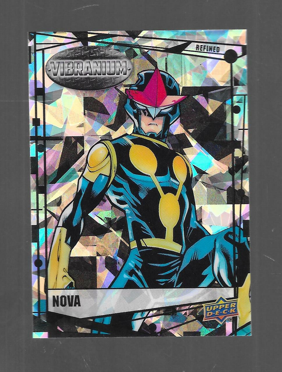 Marvel Vibranium 2015 REFINED PRISM PARALLEL BASE CARD 77 Nova 90/99