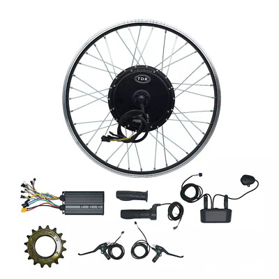3000W 72V Rear Electric Bike Ebike Hub Motor Kit 26