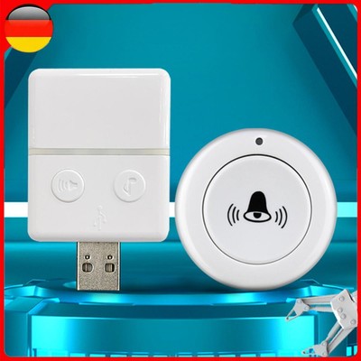 USB Smart Home Doorbell One-key Alarm Wireless Emergency Doorbell Remote Control