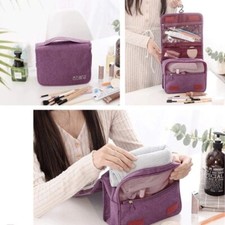 Travel Cosmetic Makeup Bag Toiletry Hanging Organizer Storage Case Pouch Women